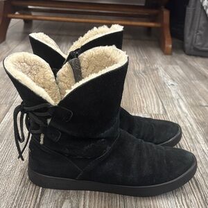 Koolaburra Black Suede Winter Boots